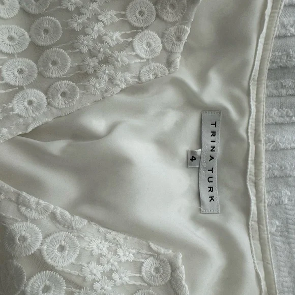 Detailed White Dress. - Picture 6 of 6